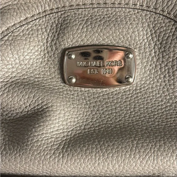 Michael Kors Beige Studded Backpack - Picture 2 of 4